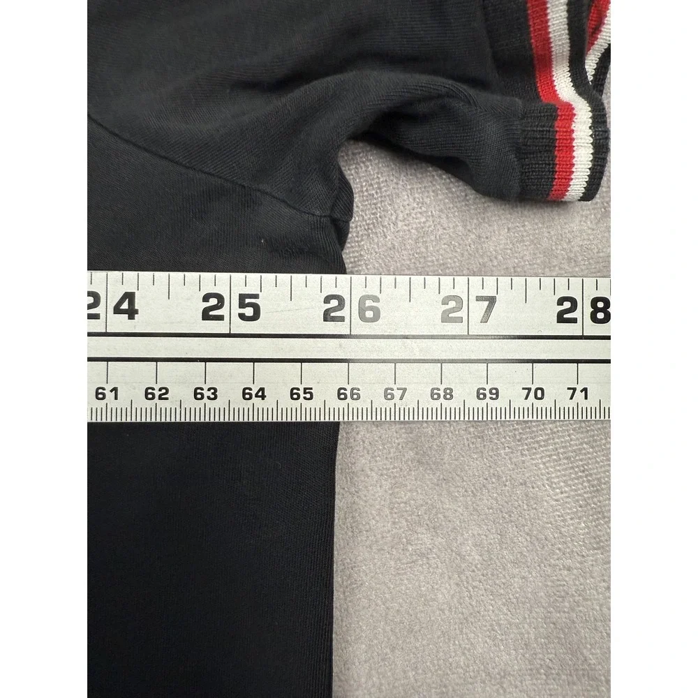 Polo Ralph Lauren‎ Polo Shirt Mens XL Black Red White Tipped Collar Classic Fit